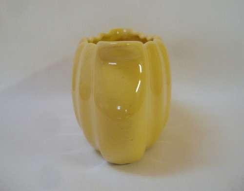 VINTAGE LUCIA WARE No: 3301 OVAL TROUGH VASE c1940s