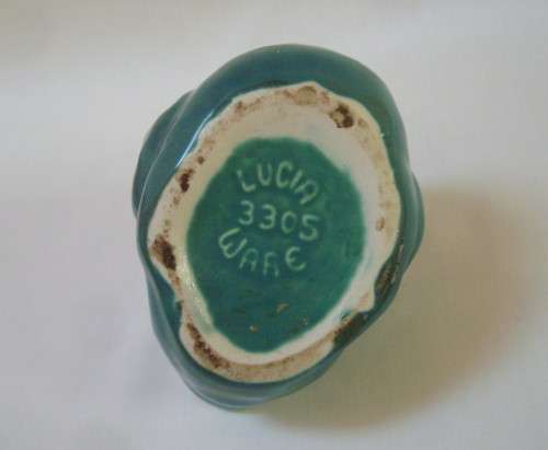 VINTAGE LUCIA WARE No: 3305 SWAN VASE c1940's ~ Repaired!!!