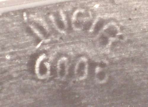 VINTAGE LUCIA WARE No: 6008 VENETIAN GONDOLA TROUGH VASE c1940s ~ Hairline!