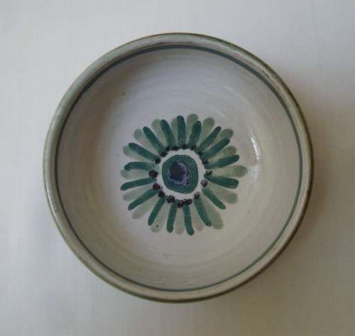 VINTAGE THE OLD JAR POTTERY 10cm MEDIUM BOWL c1954-1984