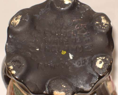 VINTAGE CYPLES OLD POTTERY EMBOSA WARE DUTCH CHINOISERIE 22cm VASE c1928 ~ General Wear & Tear!