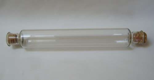 VINTAGE PYREX GLASS ROLLING PIN