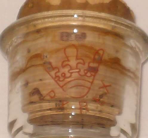 VINTAGE PYREX GLASS ROLLING PIN