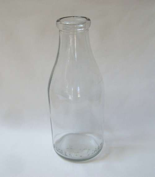 VINTAGE TALANA ONE IMPERIAL QUART MILK BOTTLE c1945