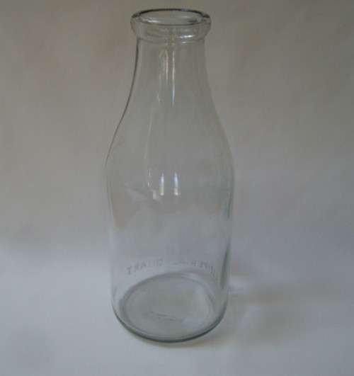 VINTAGE TALANA ONE IMPERIAL QUART MILK BOTTLE c1945