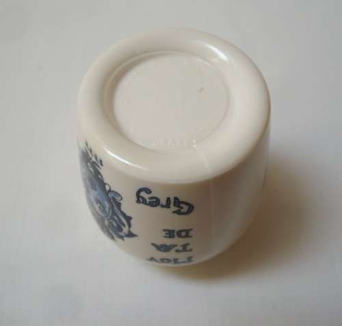 VINTAGE FRENCH OPALEX GLASS 'FORTE AU VIN BLANC MOUTARDE FINE DE DIJON GREY POUPON' JAR c1990s