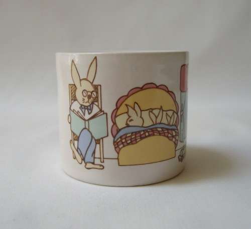 VINTAGE BUNNY BEDTIME EGG CUP