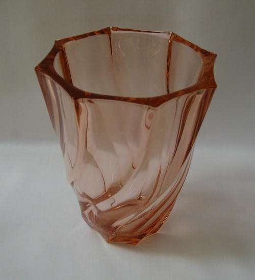 LUMINARC VERRERIE D'ARQUES ROSALINE SPIRALE VASE