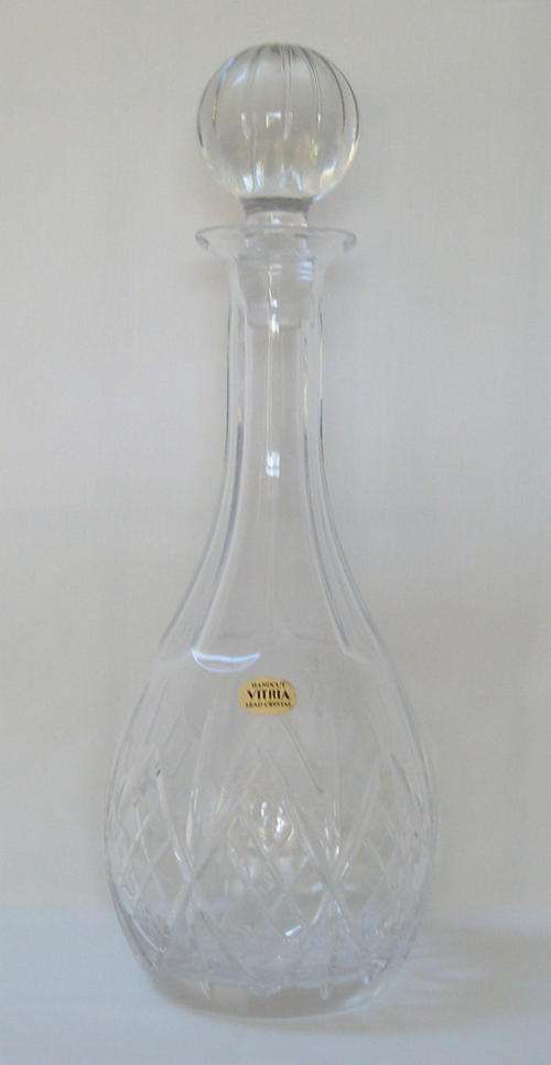 VITRIA LEAD CRYSTAL DECANTER