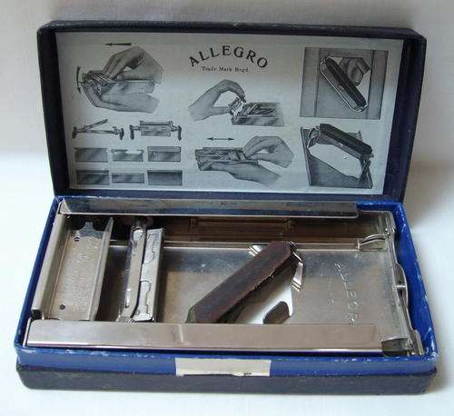 VINTAGE ALLEGRO MODEL "E" HONING & STROPPING MACHINE