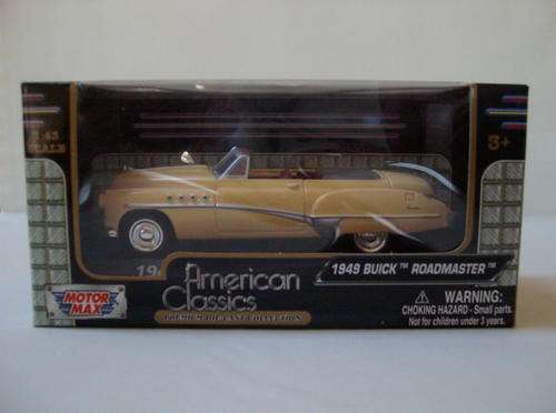 MOTOR MAX AMERICAN CLASSICS ~ 1949 BUICK ROADMASTER 1:43