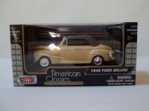 MOTOR MAX AMERICAN CLASSICS ~ 1948 FORD DELUXE 1:43