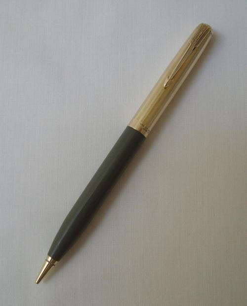 VINTAGE PARKER 16ct GOLD-FILLED CAP RETRACTABLE LEAD PENCIL c1940s