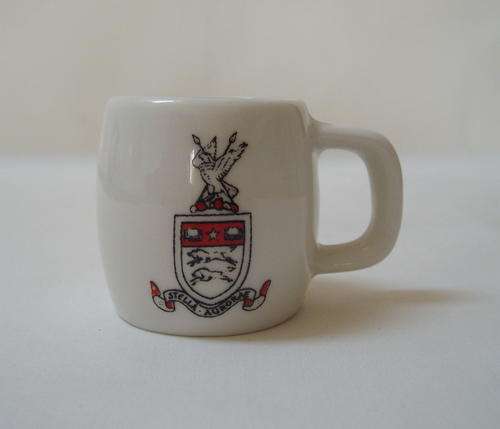VINTAGE CRESTED WARE MINIATURE MUG ~ UNIVERSITY OF NATAL