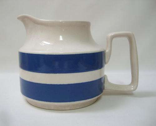 VINTAGE ENGLISH 'CORNISH WARE-STYLE' MILK JUG c1950's