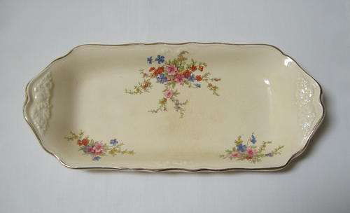 VINTAGE CROWN DUCAL 'FLORENTINE' SANDWICH PLATE c1950's-1960's