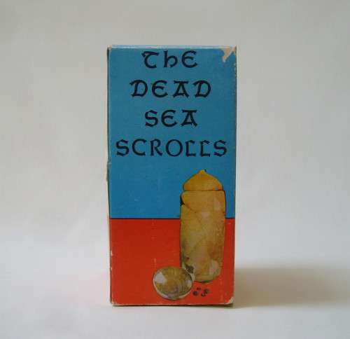 VINTAGE BOXED JEAN CHAVOUSHIAN SOUVENIR OF THE DEAD SEA SCROLLS