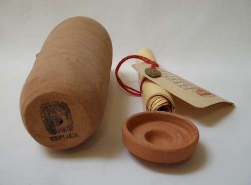 VINTAGE ANTIQUITIES OF THE HOLY LAND SOUVENIR OF THE DEAD SEA SCROLLS