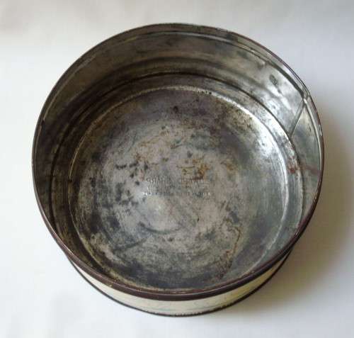 VINTAGE AFRICANA BI-LINGUAL EDWARD SHARP UNION BUILDINGS ~ 'VOLKSPELERS' 5 LBS CAKE TIN