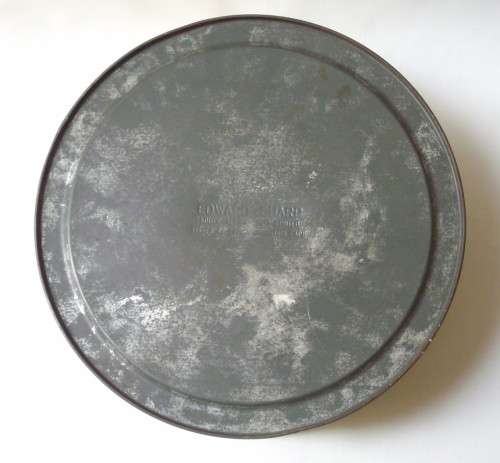 VINTAGE AFRICANA BI-LINGUAL EDWARD SHARP UNION BUILDINGS ~ 'VOLKSPELERS' 5 LBS CAKE TIN