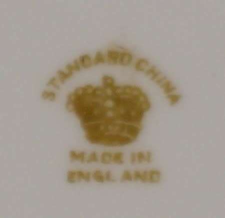 VINTAGE STANDARD CHINA 14.5cm SAUCER c1916-1930