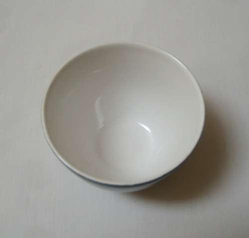 VINTAGE POOLE POTTERY BLUE MOON SMALL DEMITASSE SUGAR BOWL c1960s