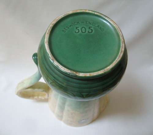 ART DECO BESWICK WARE 25.5cm JUG VASE c1930's