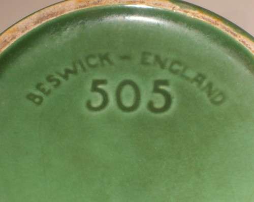 ART DECO BESWICK WARE 25.5cm JUG VASE c1930's