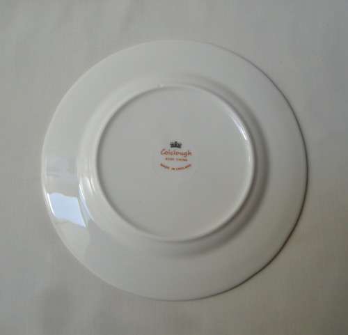 VINTAGE COLCLOUGH BONE CHINA 'RHAPSODY IN BLUE' 16cm TEA PLATE