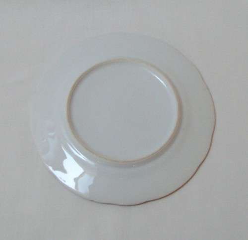 VINTAGE LUSTREWARE PINK HARLEQUIN TEA TRIO c1950s