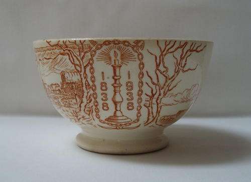 GREAT TREK 1838-1938 COMMEMORATIVE BOWL