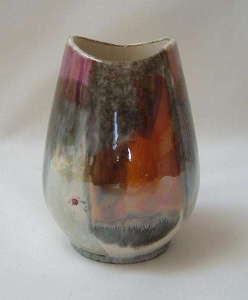 1950's 'BAY KERAMIK' LUSTRE GLAZED CERAMIC VASE