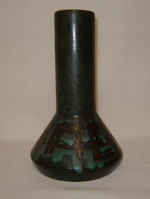 1970's 'BAY KERAMIK' GLAZED TERRACOTTA VASE