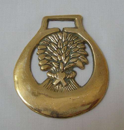 HORSE BRASS ~ WHEAT SHEAF