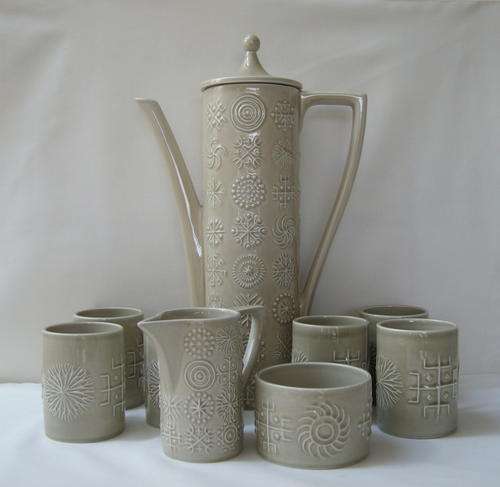 PORTMEIRION POTTERY "TOTEM" COFFEE SET c1963-75
