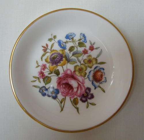 ROYAL WORCESTER 'FLORAL POSY' PIN DISH