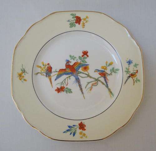 GRINDLEY 'THE GAY MACAW' TEA PLATE