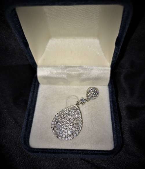 ELEGANT SOLID 925 STERLING SILVER PENDANT!!!