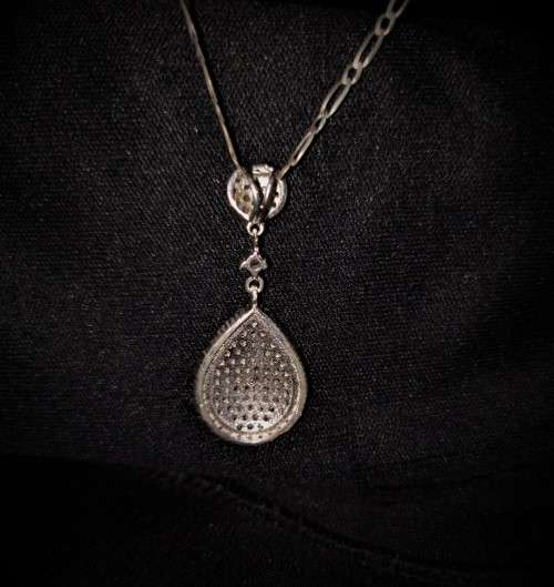 ELEGANT SOLID 925 STERLING SILVER PENDANT!!!