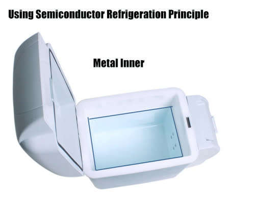 7.5L 12V Portable Car Cooler/Warmer Electric Fridge Travel Refrigerator