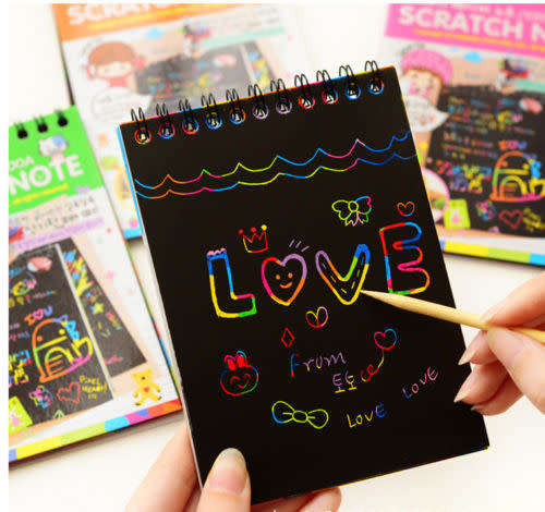 RAINBOW MAGIC PAPER SCRATCH BOOKS