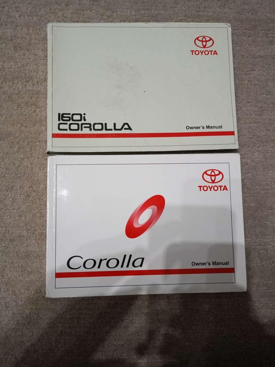 Toyota Corolla owners manual