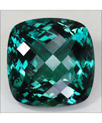 NATURAL EVERGREEN TOPAZ - CUSHION 8 mm