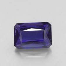 NATURAL IOLITE - OCTAGON 7 x 5 mm