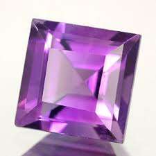 NATURAL AMETHYST - SQUARE 5 mm