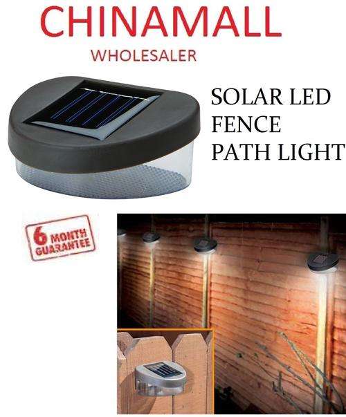 SOLAR POWERED FENCE / PATH LIGHT