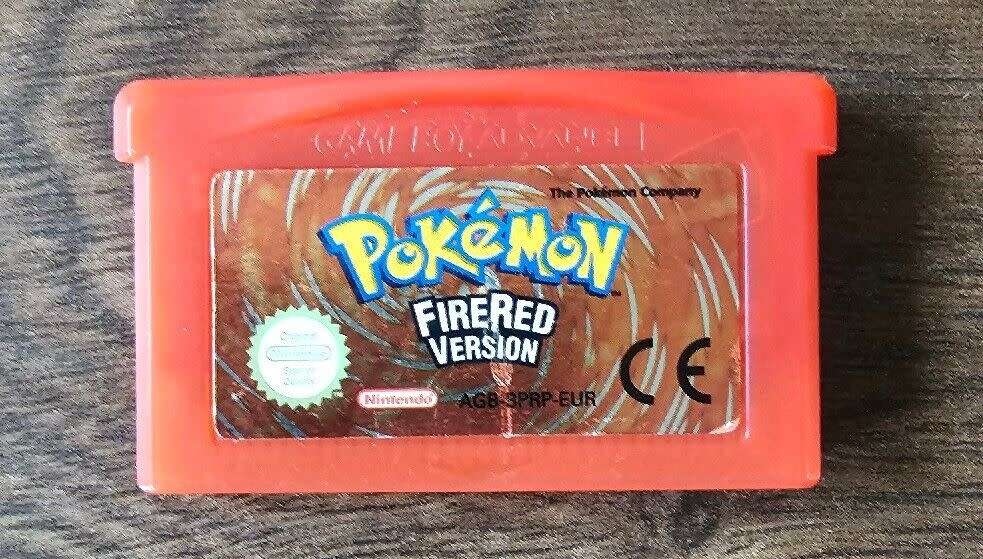 Pokemon Fire Red (EU) Genuine Nintendo Gameboy Advance (GBA) cartridge