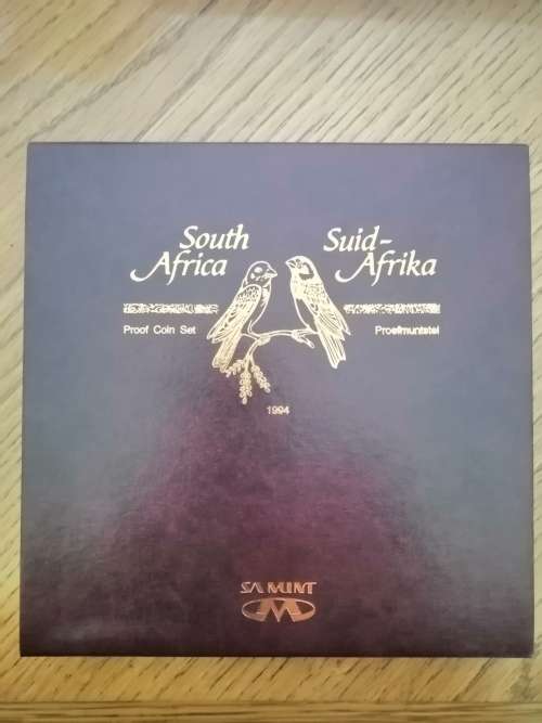 1994 SA Presidential Inaugaration R5 Graded PF67 Ultra Cameo plus 1994 Proof SA Coin Set