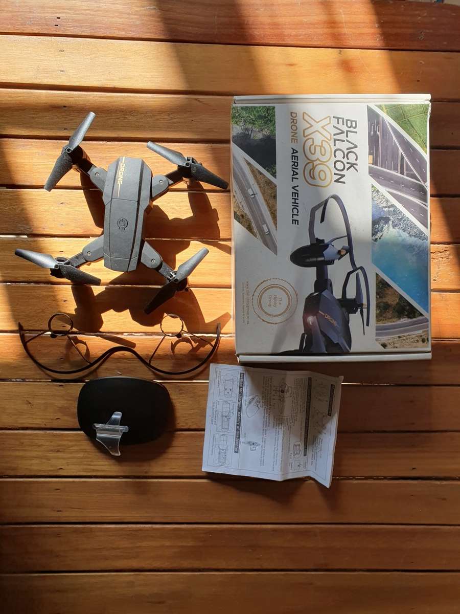 BLACK FALCON X39 AERIAL DRONE DEMO STOCK.