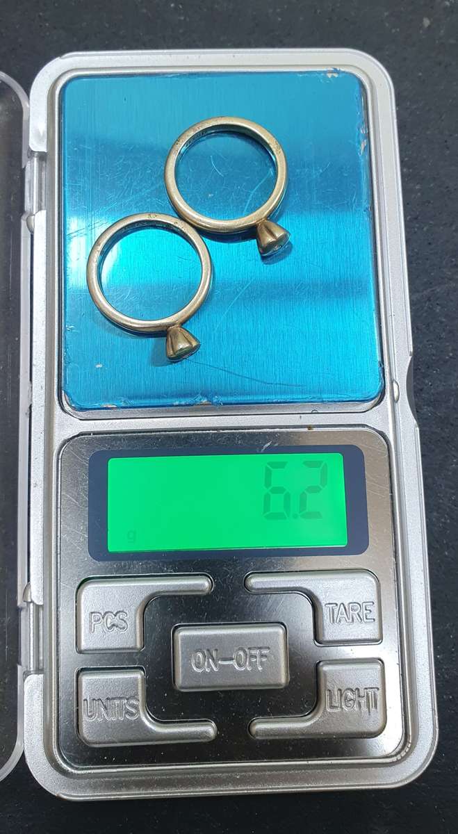 2 x DonnaMia HALLMARKED  925 Sterling Silver DESIGNER Ring.